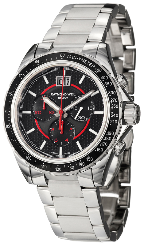 Raymond Weil RW Sport Watches Mens Black Battery Operated Quartz 8520-ST-20041 Watch