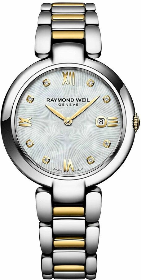 Raymond Weil Shine Watches Ladies White Mother of Pearl Battery Operated Quartz 1600-STP-00995 Watch