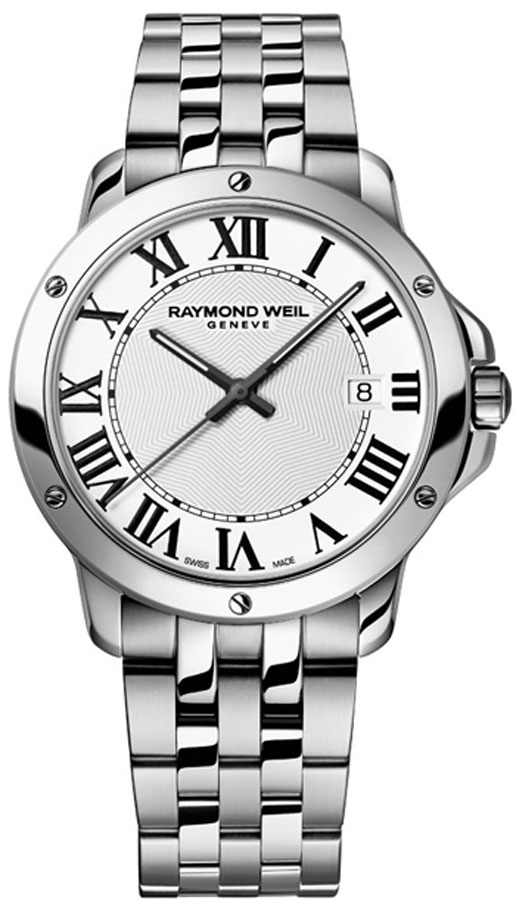 Raymond Weil Tango Watches Mens White Battery Operated Quartz 5591-ST-00300 Watch