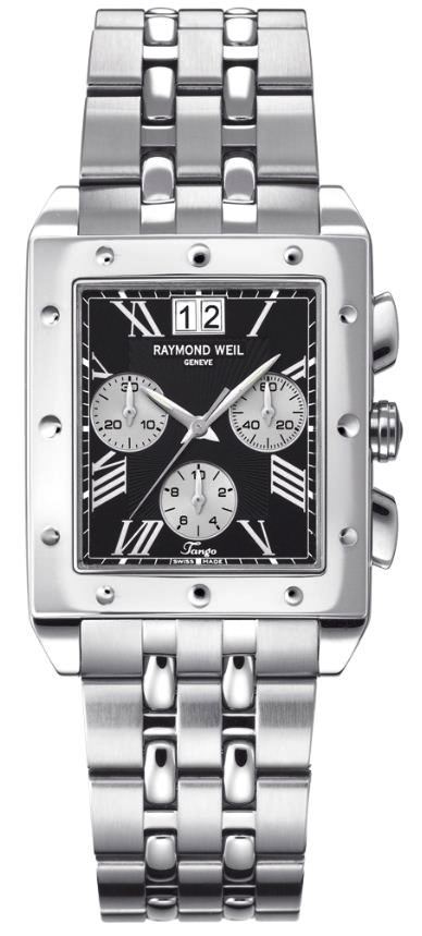 Raymond Weil Tango Watches Mens Black Battery Operated Quartz 4881-ST-00209 Watch