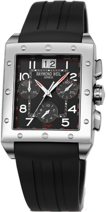 Raymond Weil Tango Watches Mens Black Battery Operated Quartz 48811-SR-05200 Watch