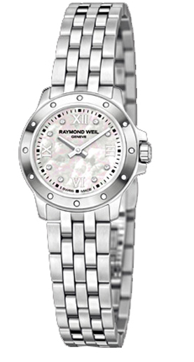 Raymond Weil Tango Watches Ladies Pearl White Battery Operated Quartz 5799-ST-00995 Watch