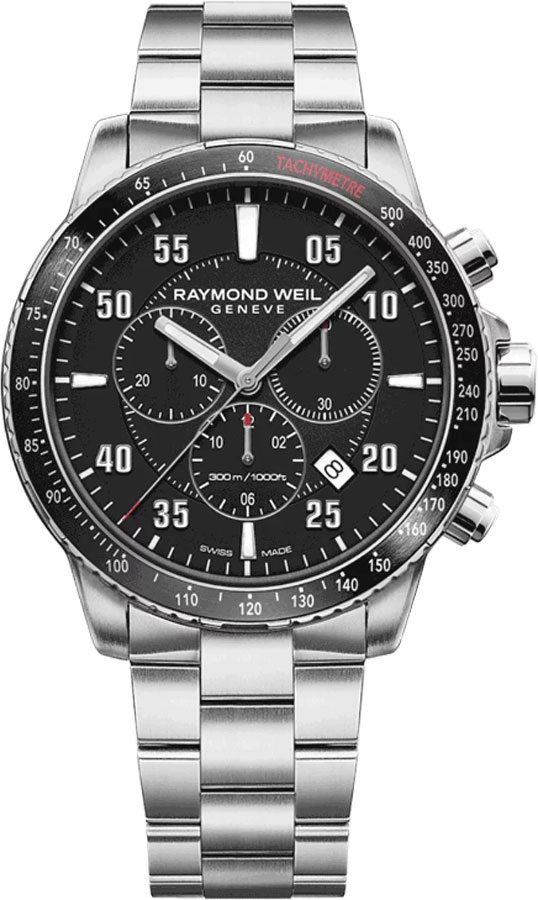 Raymond Weil Tango Watches Mens Black Battery Operated Quartz 8570-ST1-05207 Watch