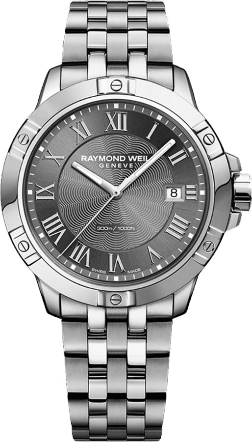Raymond Weil Tango Watches Mens Grey Battery Operated Quartz 8160-ST-00608 Watch
