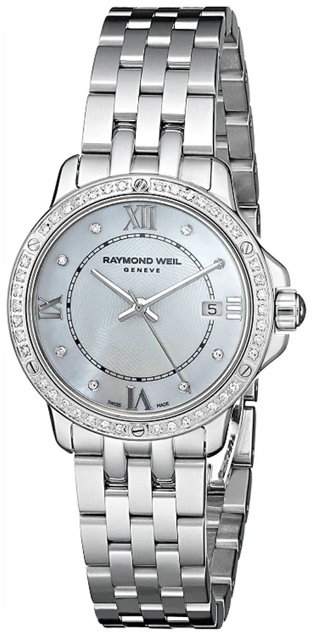 Raymond Weil Tango Watches Ladies White Mother of Pearl Battery Operated Quartz 5391-STS-00995 Watch