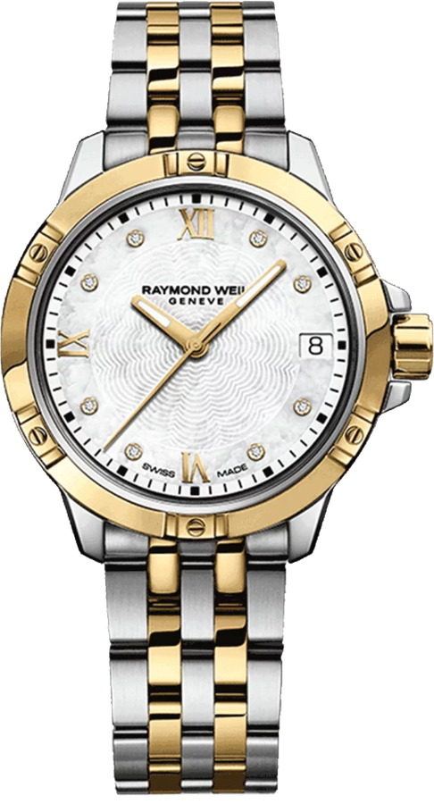 Raymond Weil Tango Watches Ladies White Mother of Pearl Battery Operated Quartz 5960-STP-00995 Watch