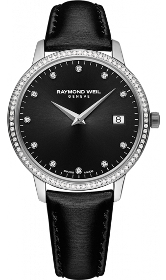 Raymond Weil Toccata Watches Ladies Black Battery Operated Quartz 5388-SLS-20081 Watch