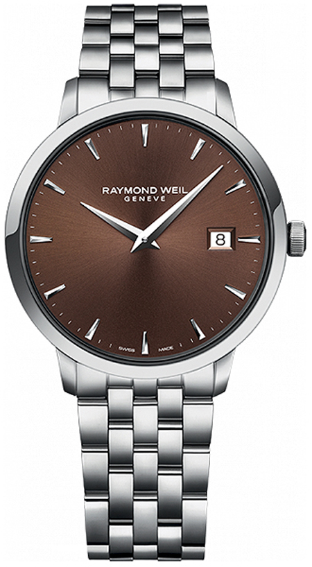 Raymond Weil Toccata Watches Mens Brown Battery Operated Quartz 5488-ST-70001 Watch