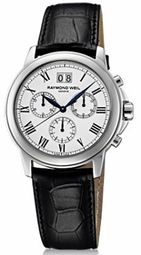 Raymond Weil Tradition Watches Mens White Battery Operated Quartz 4476-STC-00300 Watch