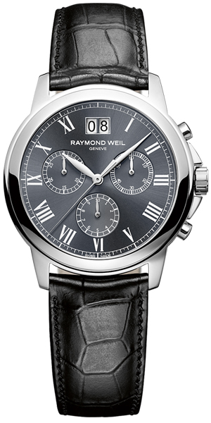 Raymond Weil Tradition Watches Mens Grey Battery Operated Quartz 4476-STC-00600 Watch