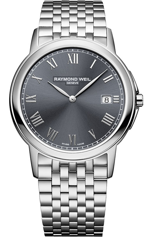 Raymond Weil Tradition Watches Mens Grey Battery Operated Quartz 5466-ST-00608 Watch