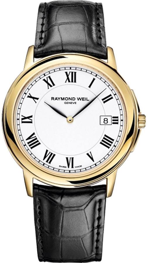 Raymond Weil Tradition Watches Mens White Battery Operated Quartz 54661-PC-00300 Watch