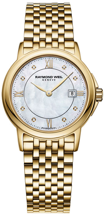 Raymond Weil Tradition Watches Ladies Pearl White Battery Operated Quartz 5966-P-00995 Watch