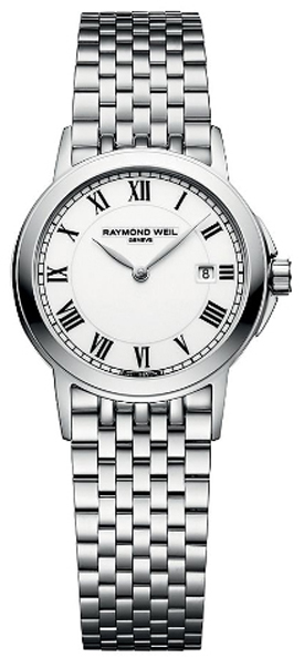 Raymond Weil Tradition Watches Ladies White Battery Operated Quartz 5966-ST-00300 Watch