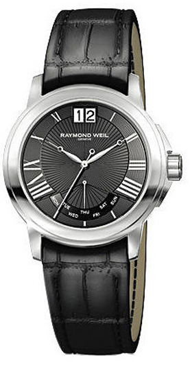 Raymond Weil Tradition Watches Mens Black Battery Operated Quartz 9576-STC-00200 Watch