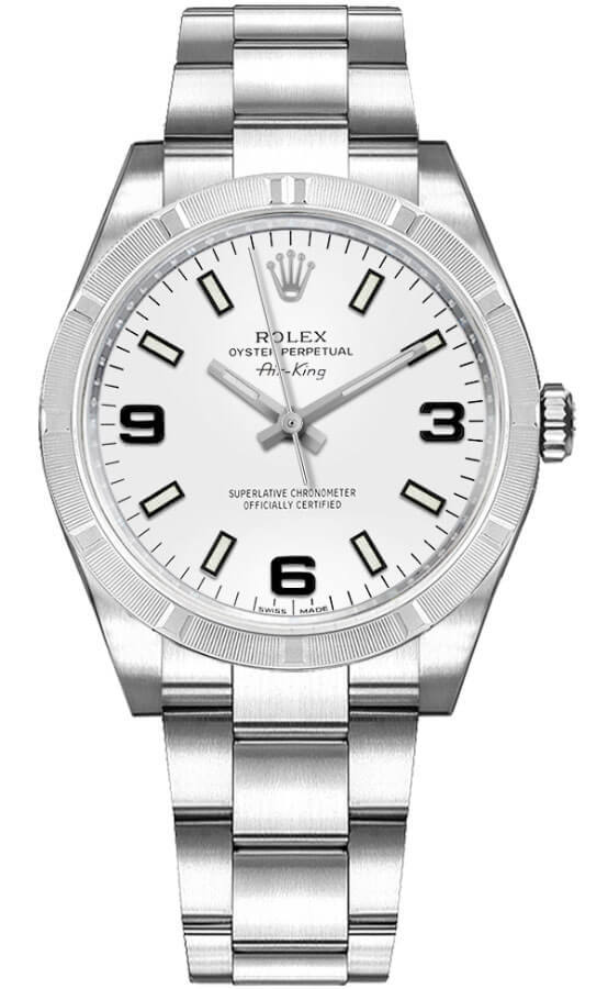 Rolex Oyster Perpetual Watches Ladies White Self winding Automatic 114210-WHTASO Watch