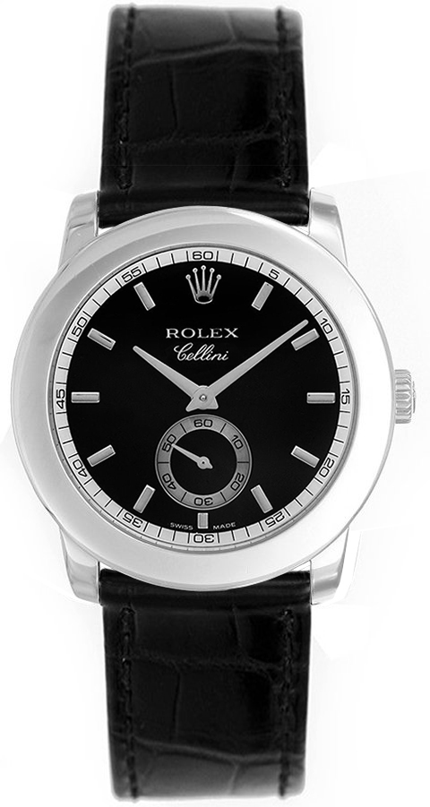 Rolex Cellini Watches  Black  5241-6 Watch