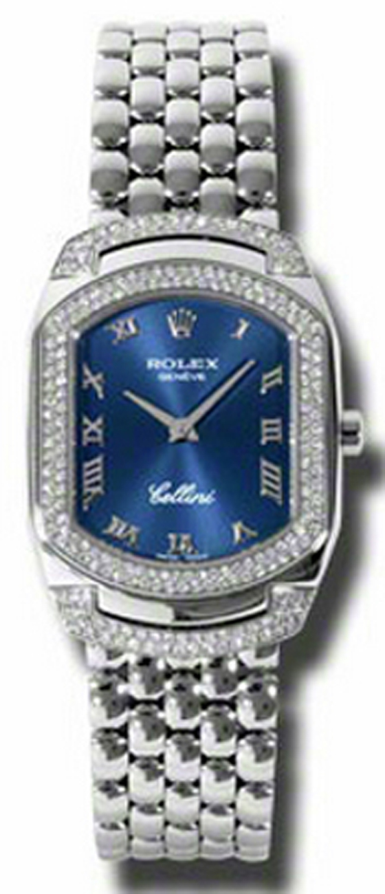 Rolex Cellini Watches Ladies Blue  6693-9 Watch