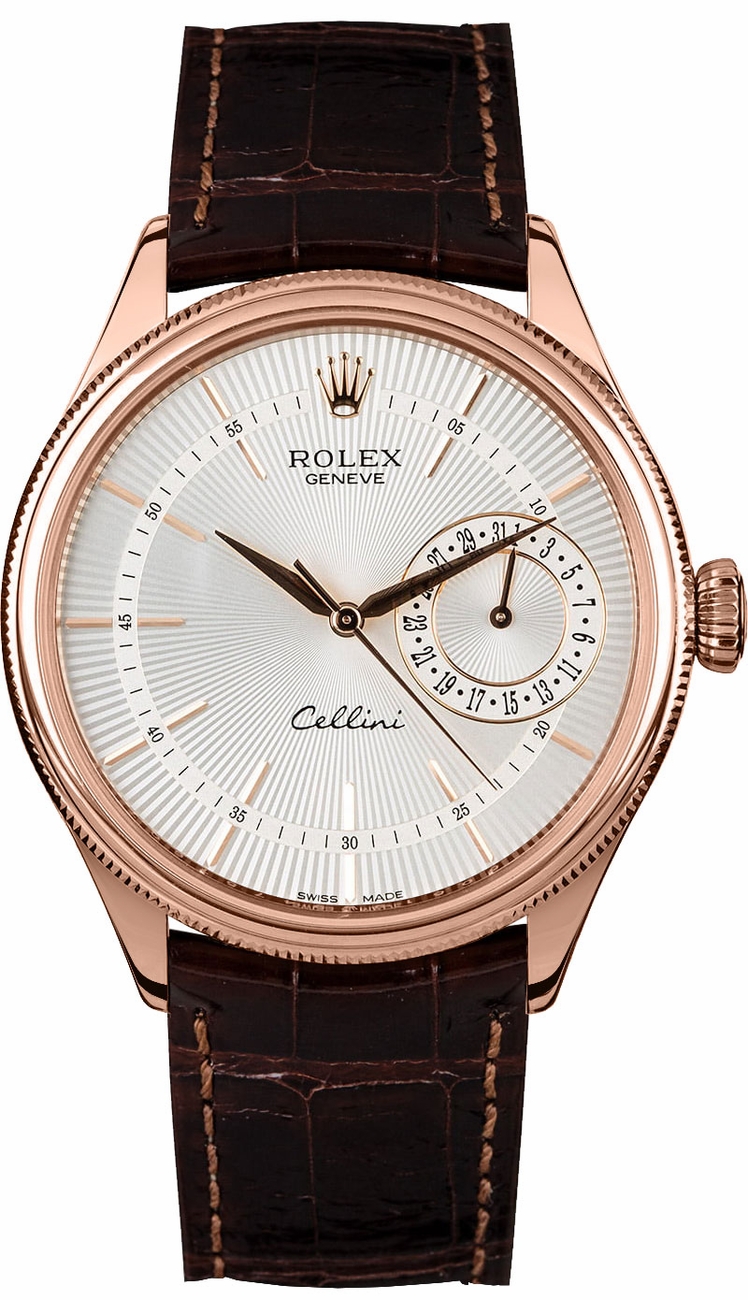 Rolex Cellini Watches Mens Silver Self winding Automatic 50515-SLV Watch