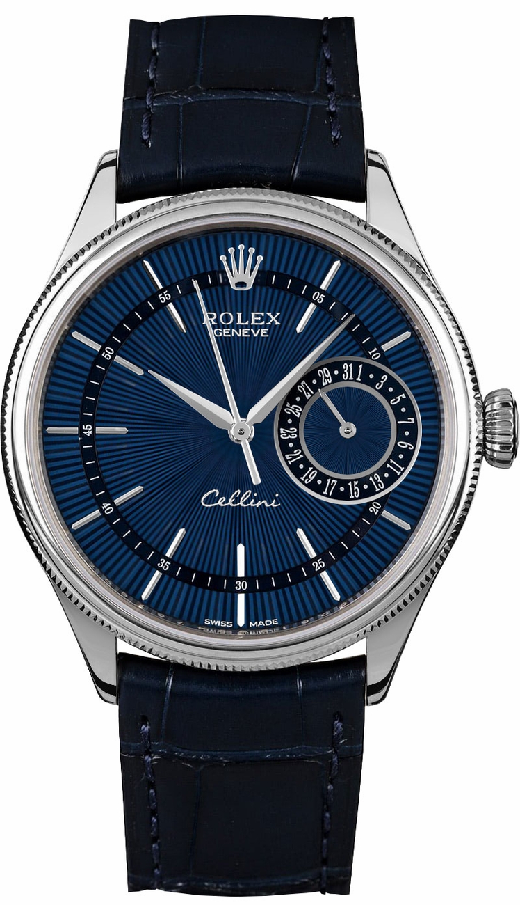 Rolex Cellini Watches Mens Blue Self winding Automatic 50519-0011 Watch