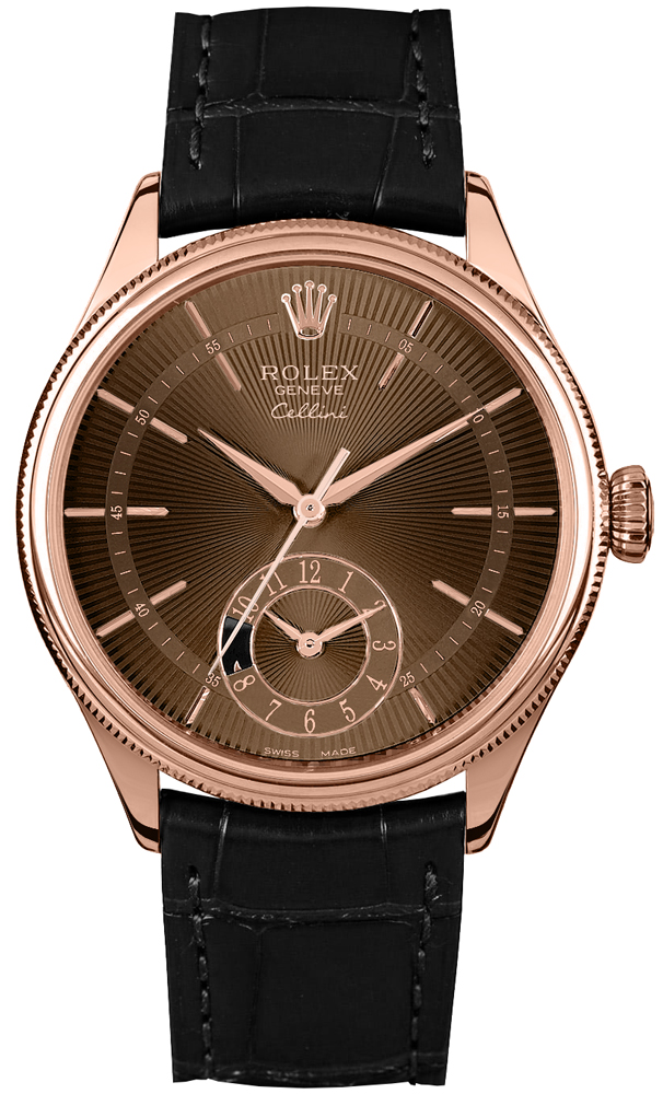 Rolex Cellini Watches Mens Brown Guilloche Self winding Automatic 50525-0016 Watch
