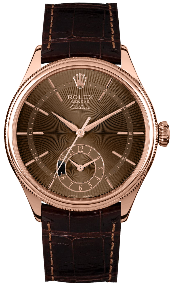 Rolex Cellini Watches Mens Brown Guilloche Self winding Automatic 50525-0015 Watch