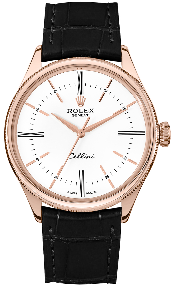 Rolex Cellini Watches Mens White Self winding Automatic 50505-0021 Watch