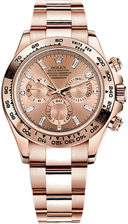 Rolex Cosmograph Daytona Watches Mens Pink Self winding Automatic 116505-0017 Watch