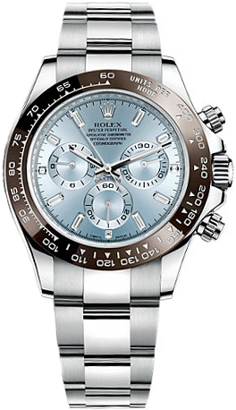 Rolex Cosmograph Daytona Watches Mens Ice Blue Self winding Automatic 116506-0002 Watch