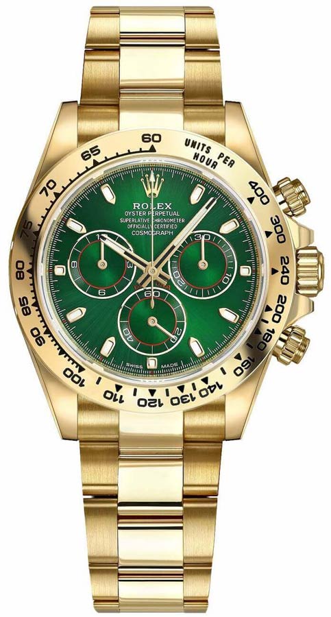 Rolex Cosmograph Daytona Watches Green Self winding Automatic 116508-0013-SD Watch