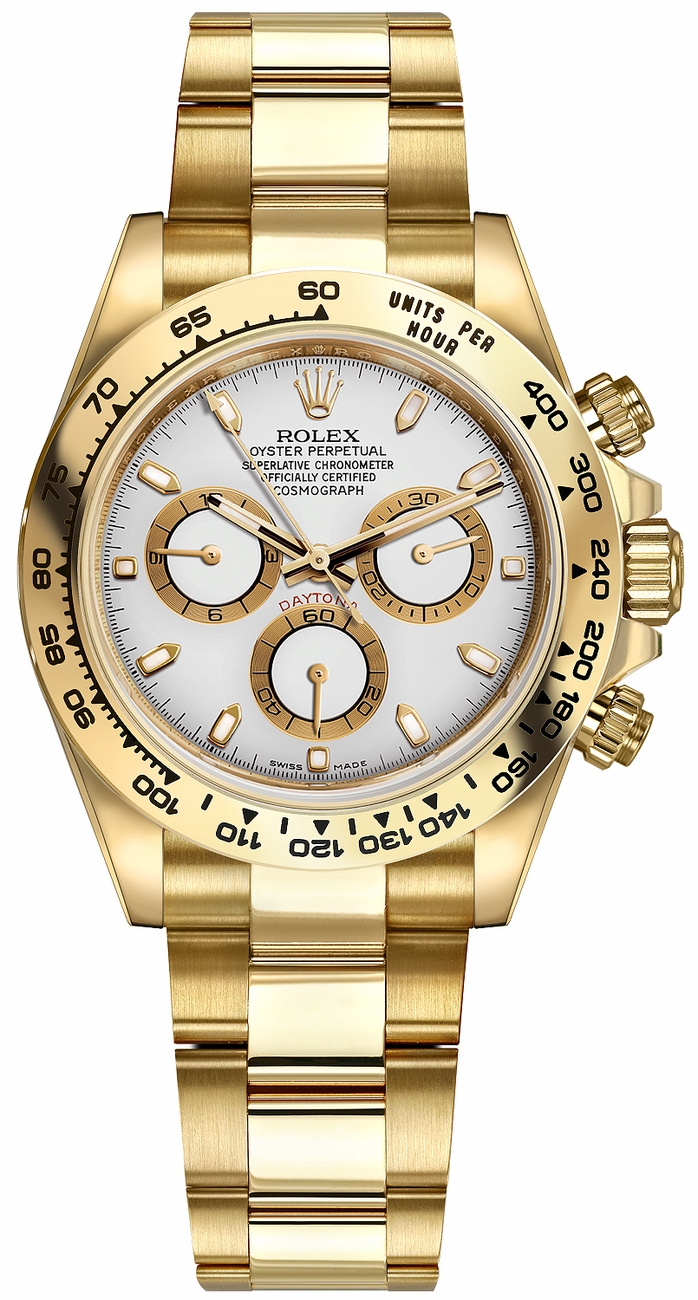 Rolex Cosmograph Daytona Watches Mens White Self winding Automatic 116508-0001 Watch