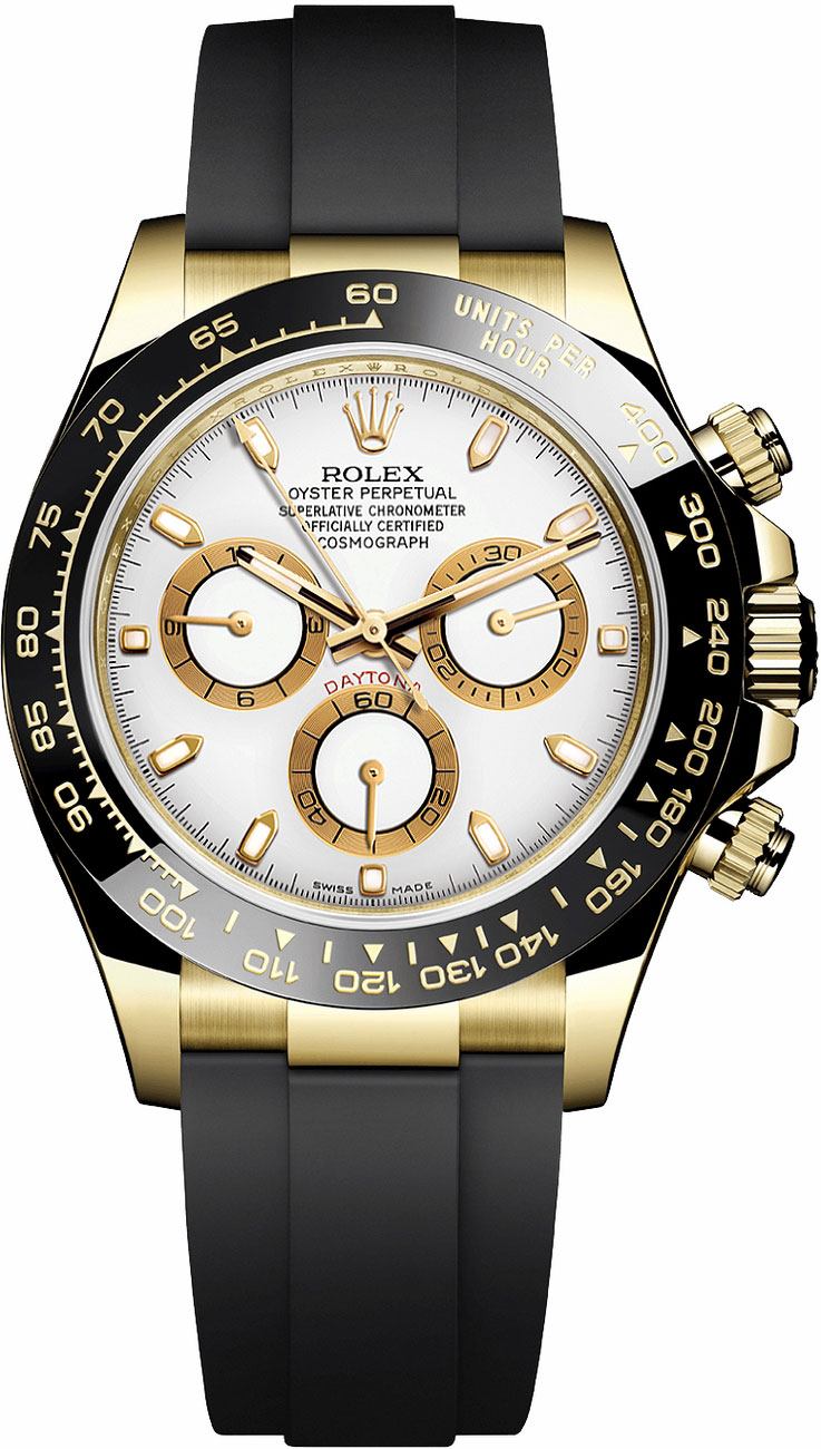 Rolex Cosmograph Daytona Watches Mens White Self winding Automatic 116518LN-0041 Watch