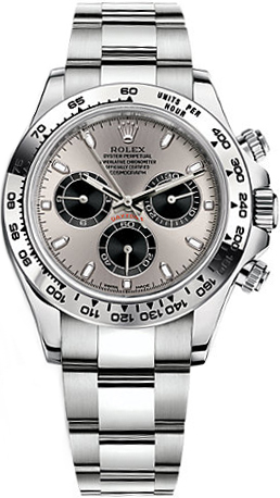 Rolex Cosmograph Daytona Watches Mens Steel Self winding Automatic 116509-0072 Watch