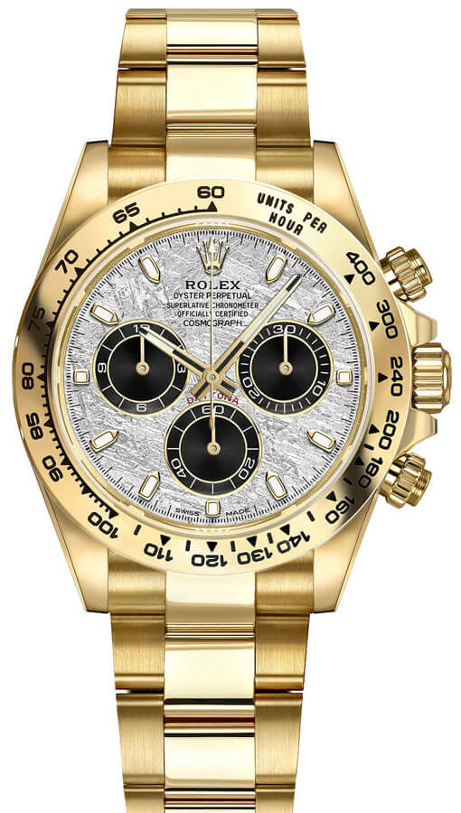 Rolex Cosmograph Daytona Watches Mens Meteorite Grey & Black Self winding Automatic 116508-0015 Watch