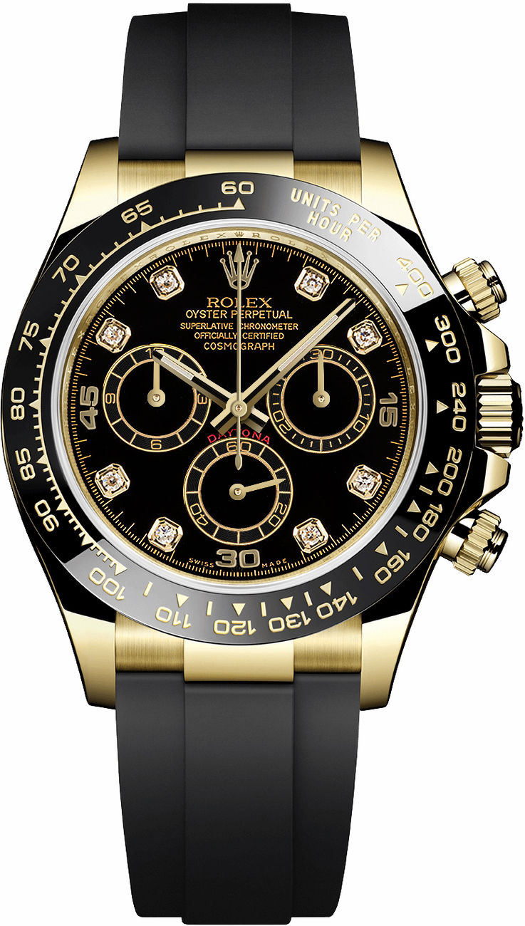 Rolex Cosmograph Daytona Watches Mens Black Self winding Automatic 116518LN-0046 Watch