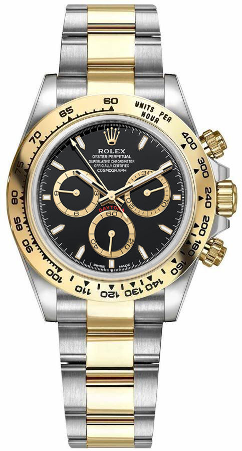 Rolex Cosmograph Daytona Watches Mens Black Self Winding Automatic 126503-0003 Watch