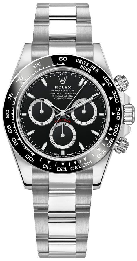 Rolex Cosmograph Daytona Watches Mens Black Self Winding Automatic 126500LN-0002 Watch