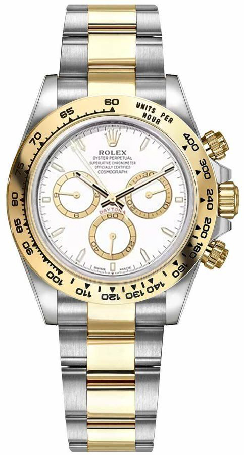 Rolex Cosmograph Daytona Watches Mens White Self Winding Automatic 126503-0001 Watch
