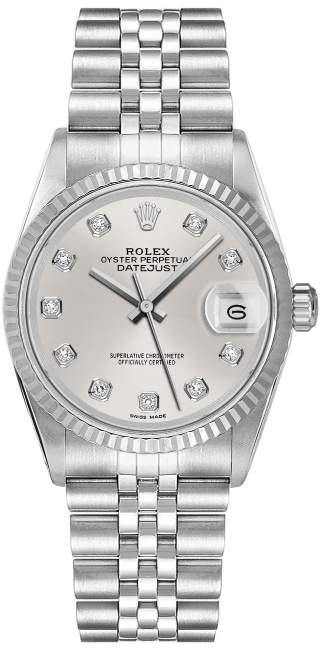 Rolex Datejust Watches Ladies Silver Self Winding Automatic 78274-SLVDJ Watch