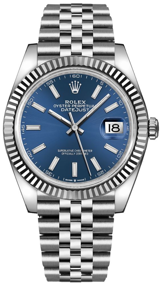 Rolex Datejust Watches Mens Blue Self winding Automatic 126334-0002 Watch