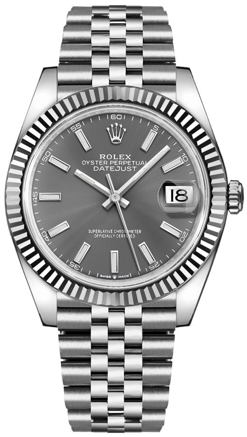 Rolex Datejust Watches Mens Dark Rhodium Grey Self winding Automatic 126334-0014-SD Watch