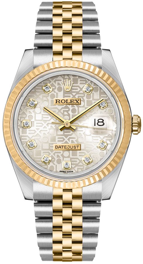 Rolex Datejust Watches Unisex Jubilee Silver Self winding Automatic 16233-SLVDJJ Watch
