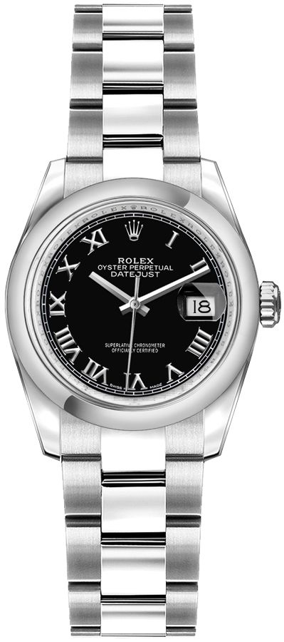 Rolex Lady-Datejust Watches Ladies Black Self winding Automatic 179160-0037 Watch