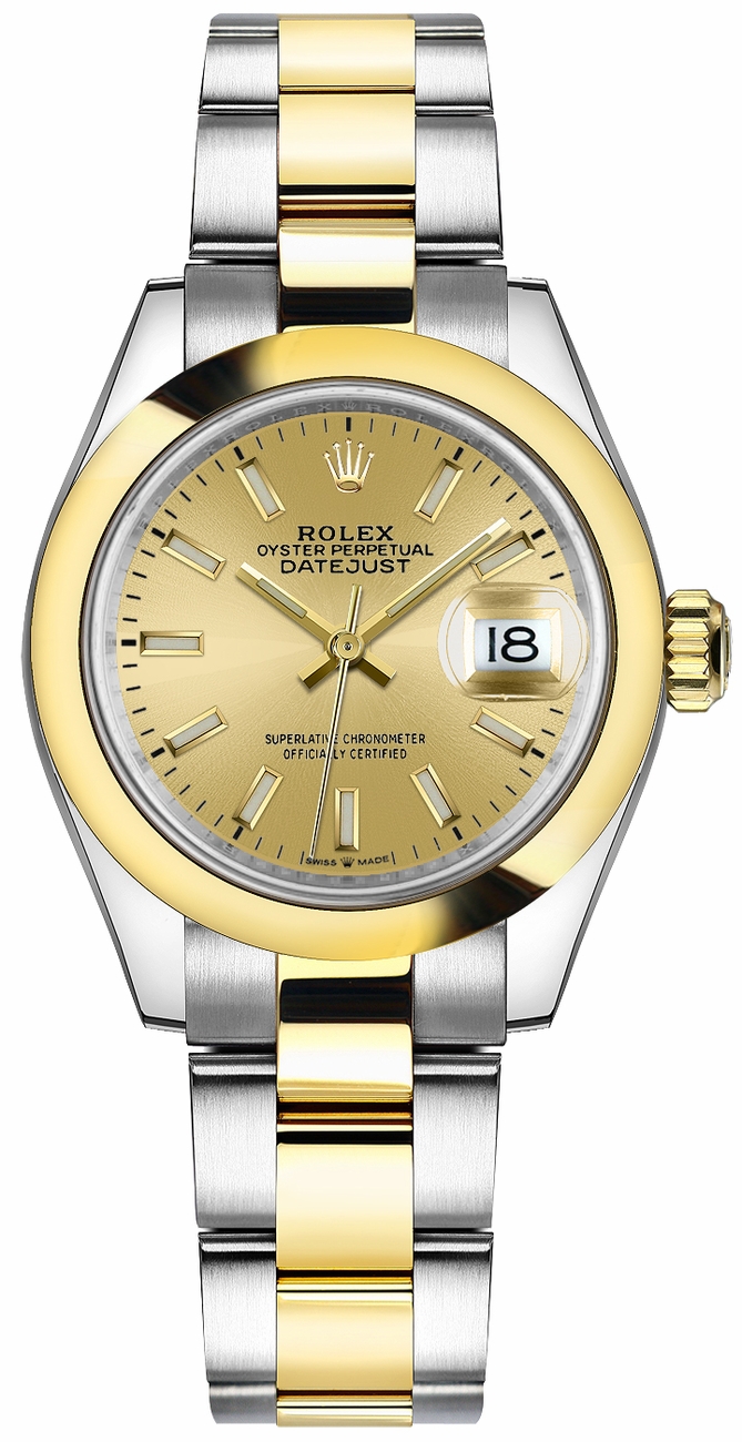 Rolex Datejust Watches Ladies Champagne Self winding Automatic 278243-0013 Watch