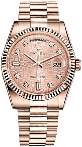 Rolex Day-Date Watches  Jubilee Pink Self winding Automatic 118235-0006 Watch