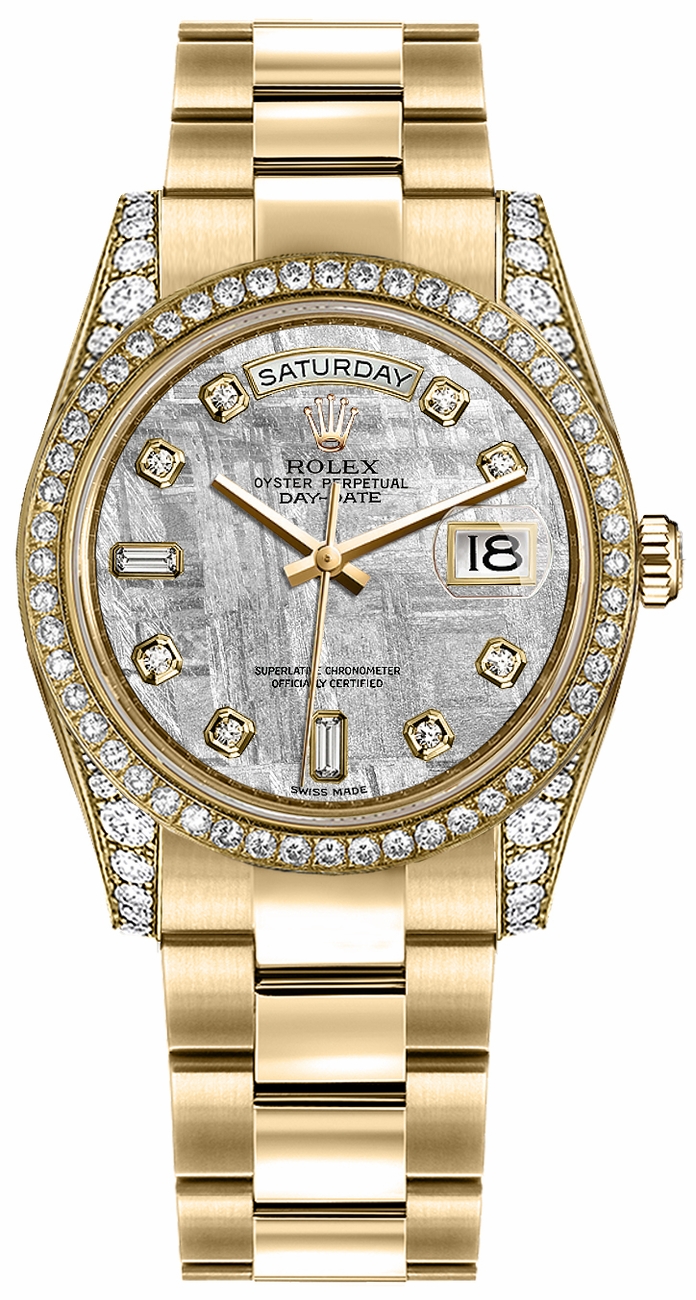 Rolex Day-Date Watches Ladies Grey Self winding Automatic 118388-0127 Watch