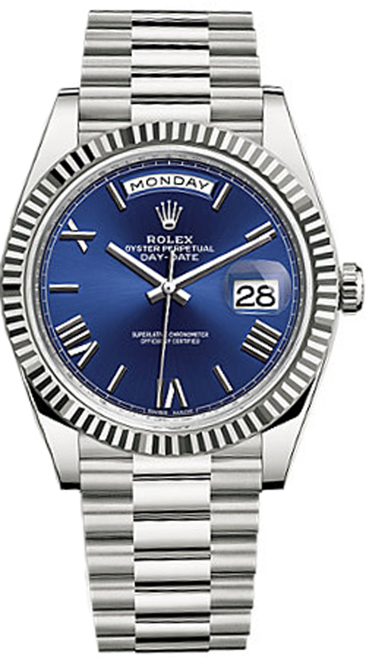 Rolex Day-Date Watches  Blue Self winding Automatic 228239-0007 Watch