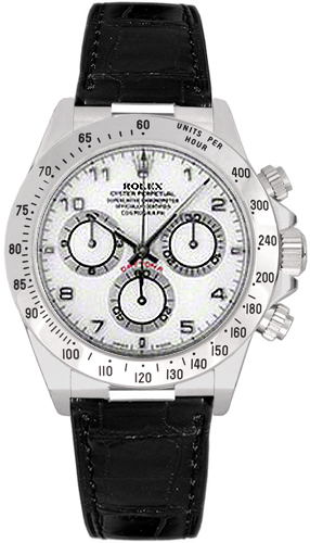 Rolex Cosmograph Daytona Watches Mens White Self winding Automatic 116519-WHT Watch
