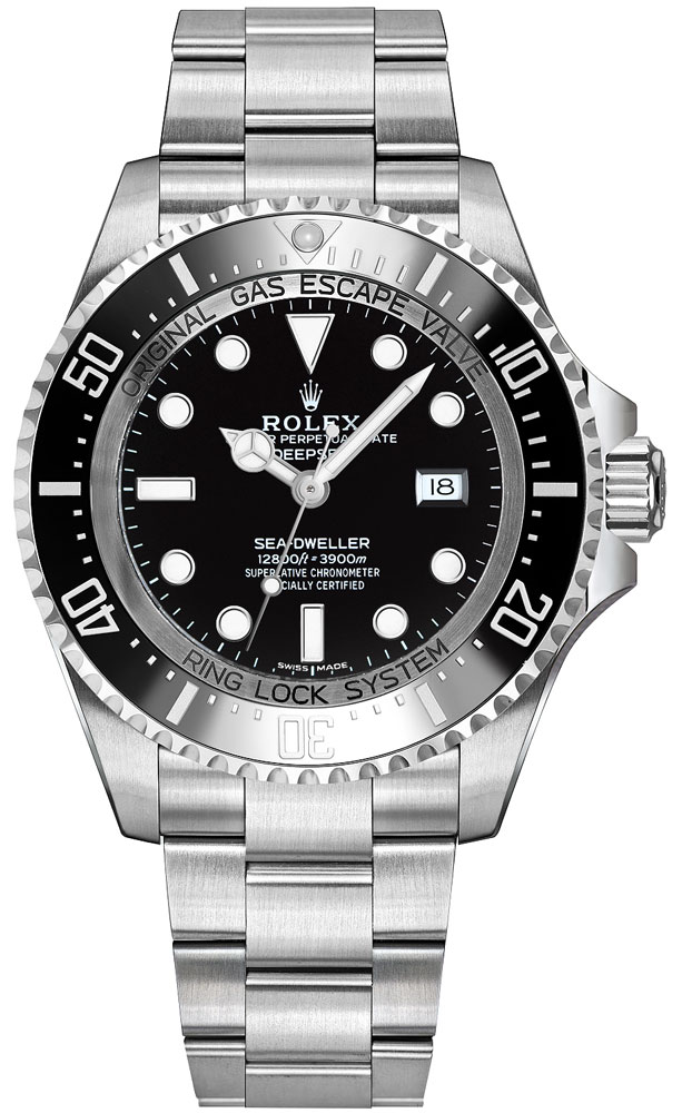 Rolex Sea-Dweller Watches Mens Black Self winding Automatic 116660-0001 Watch