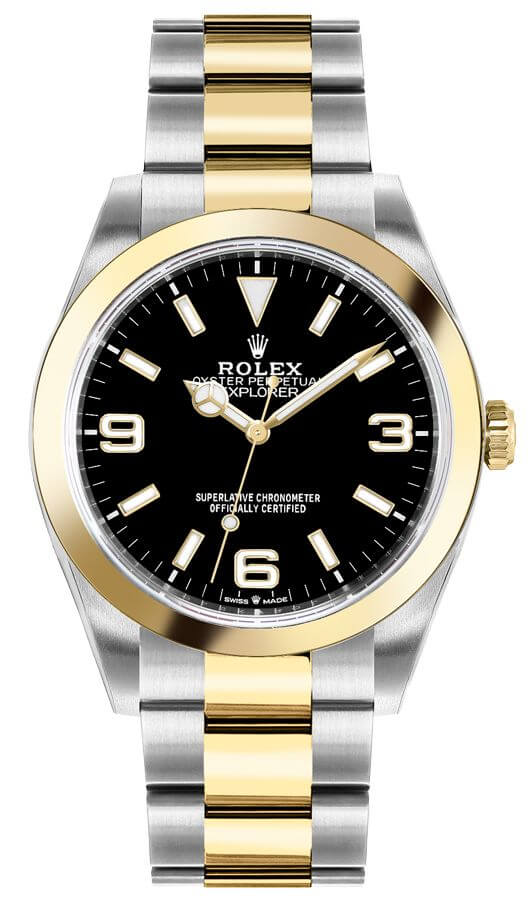 Rolex Explorer Watches Black Self winding Automatic 124273-0001 Watch